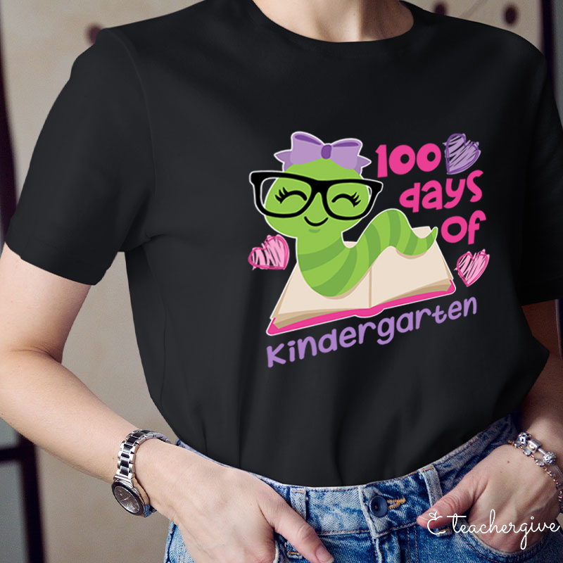 Personlized 100 Days Of Teach Teacher T-Shirt