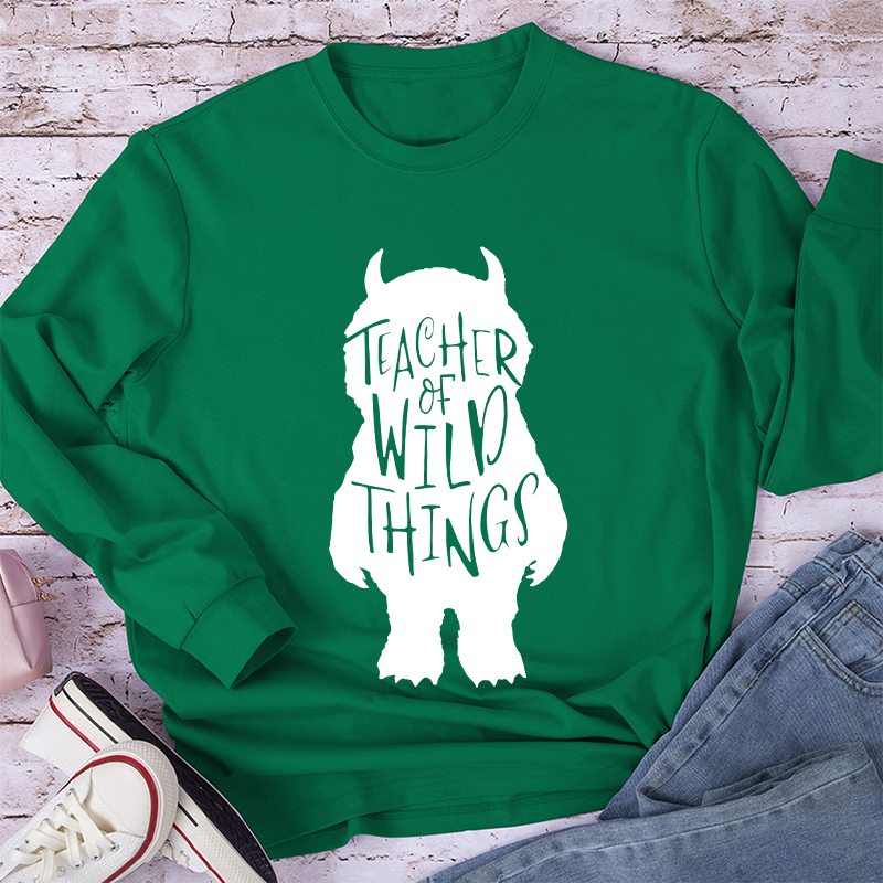 Teacher Of Wild Things Huge Beast Long Sleeve T-Shirt