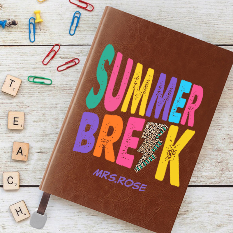 Personalized Summer Break Notebook