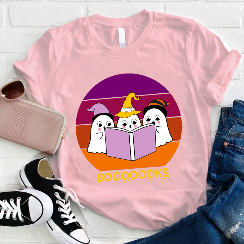 The Little Ghost Reading Booooooks T-Shirt