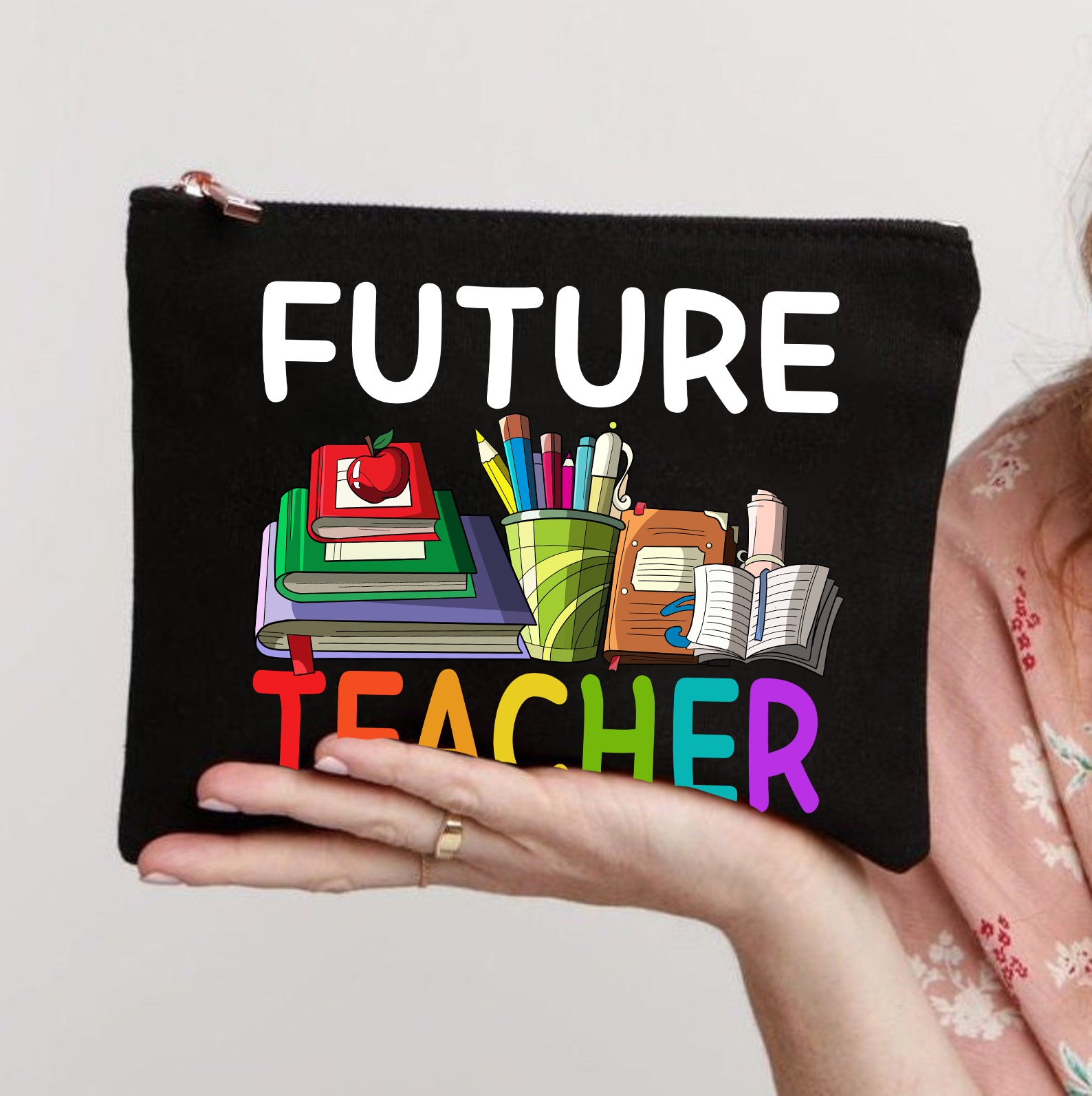 Future Teacher Makeup Bag