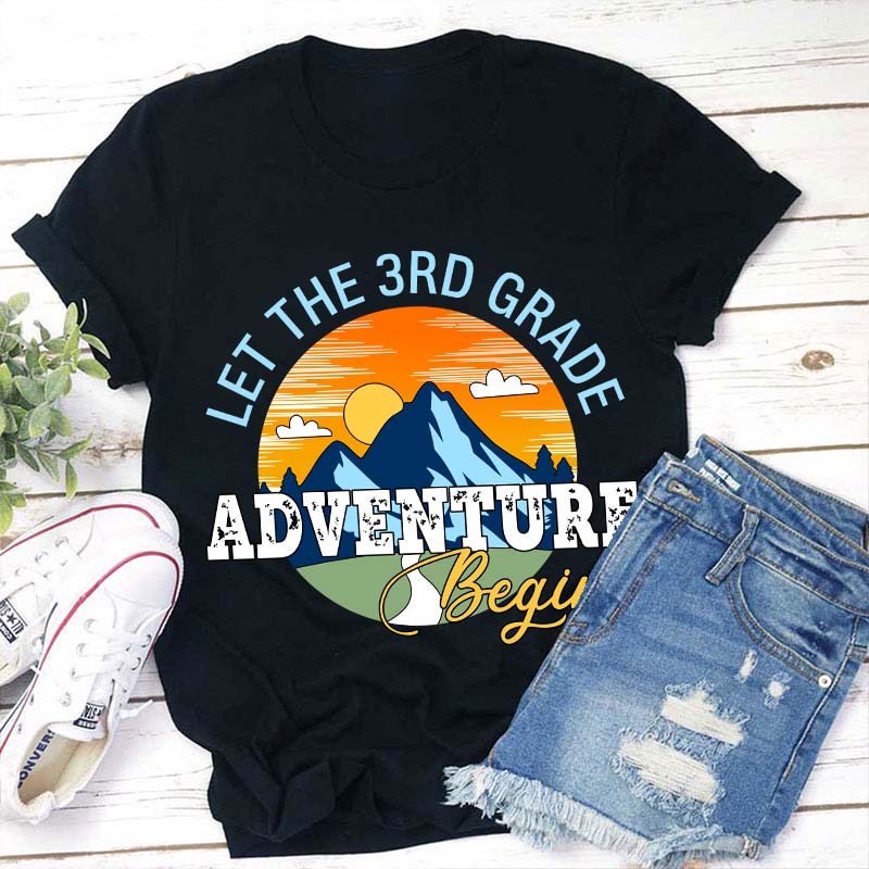 Personalized Let The Adventure Begin Teacher T-Shirt