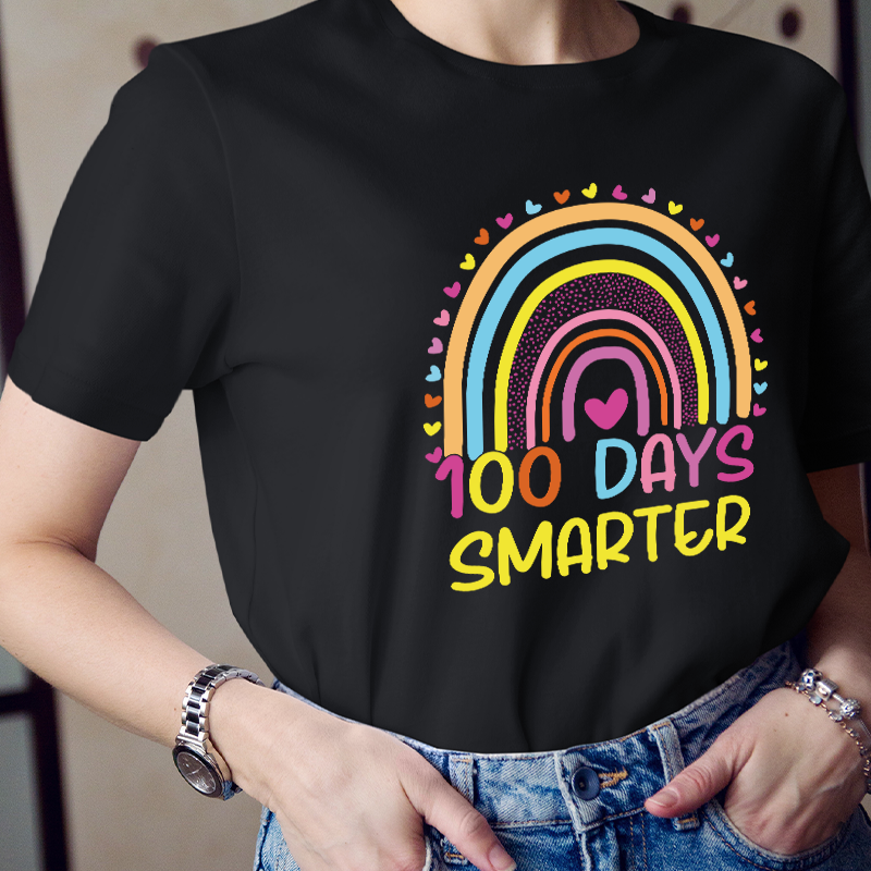 100 Days Smarter Teacher T-Shirt