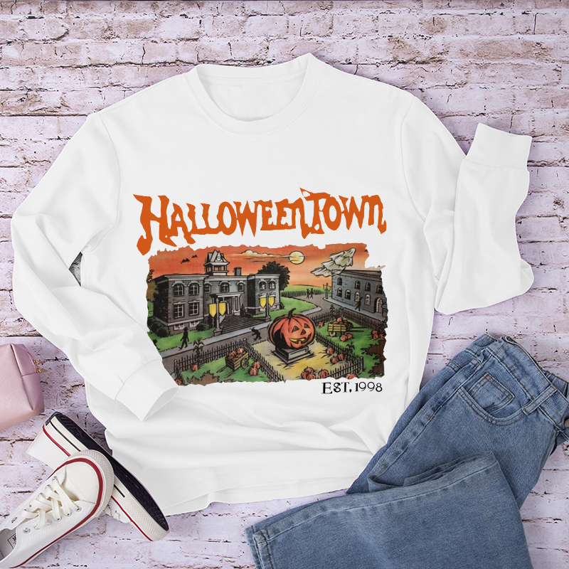 Halloween Town Long Sleeve T-Shirt