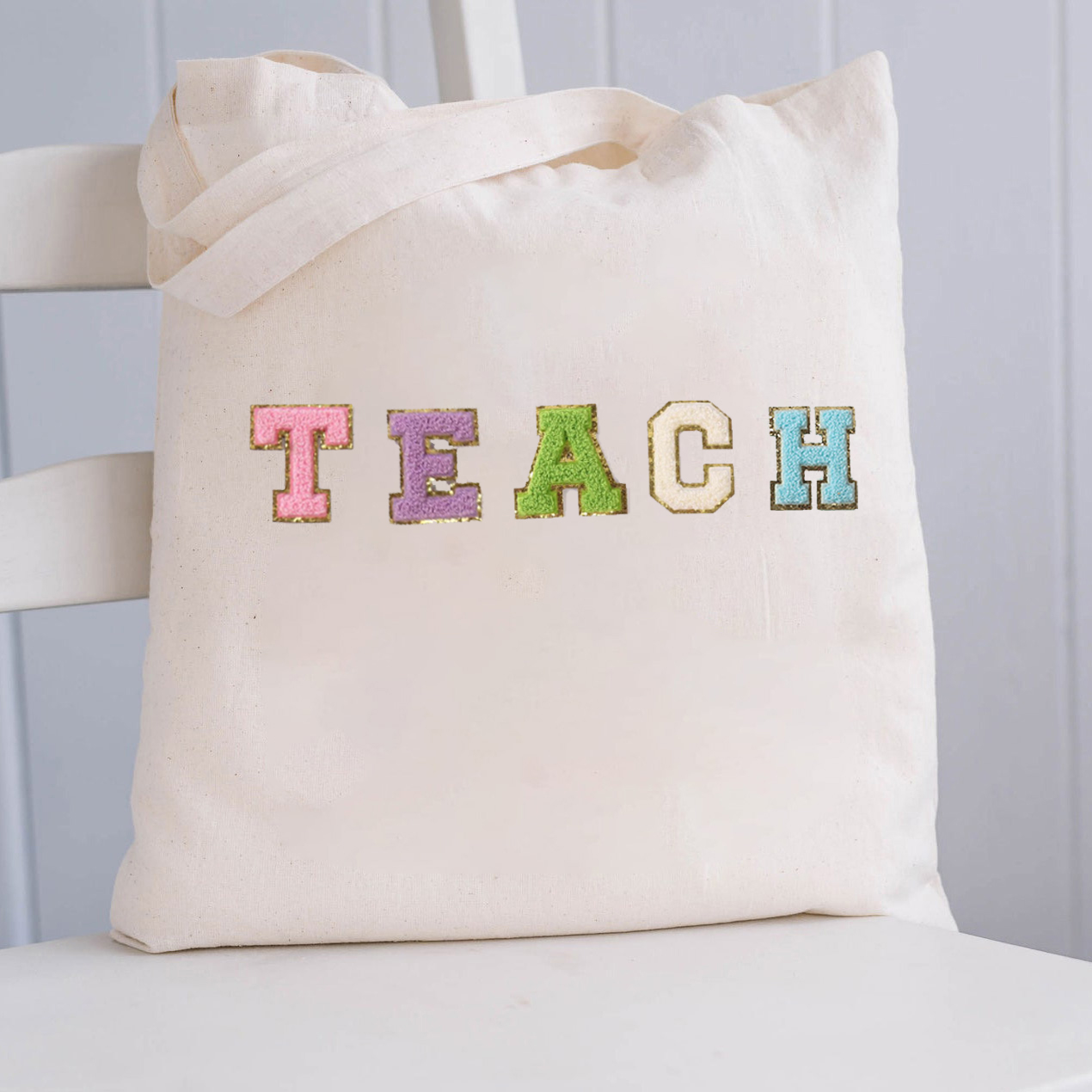 Colorful Teach Tote Bag