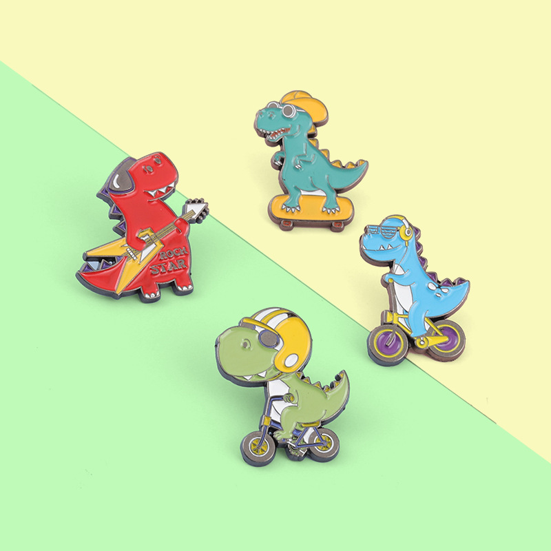 Dinosaur On The Road Series Pin Set