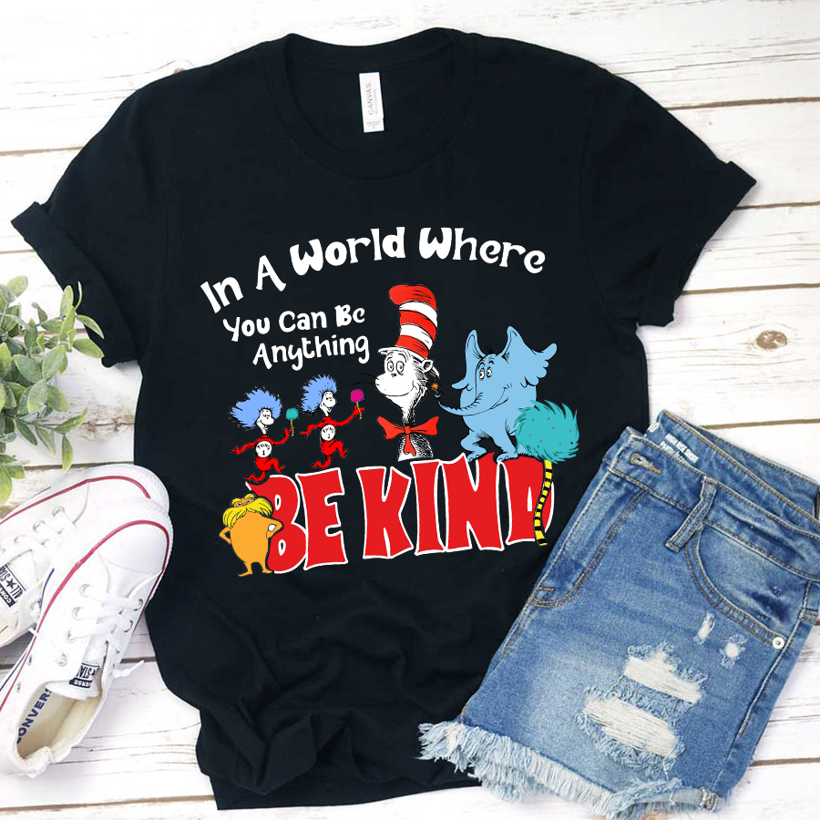 In A World Where You Can Be Anything Circus Figures T-Shirt