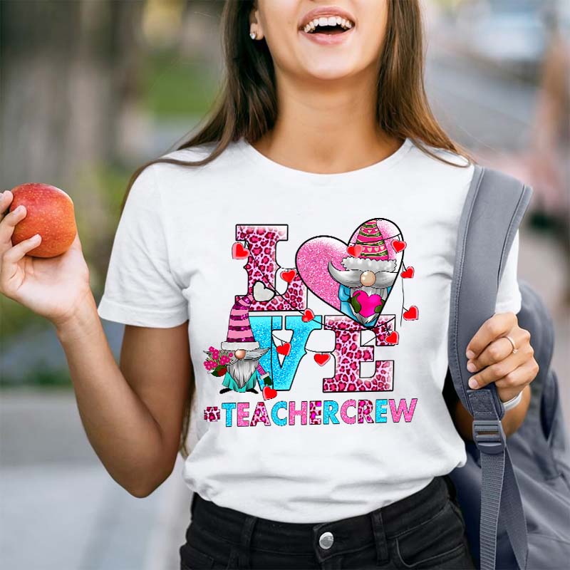 Love Teachercrew Teacher T-Shirt