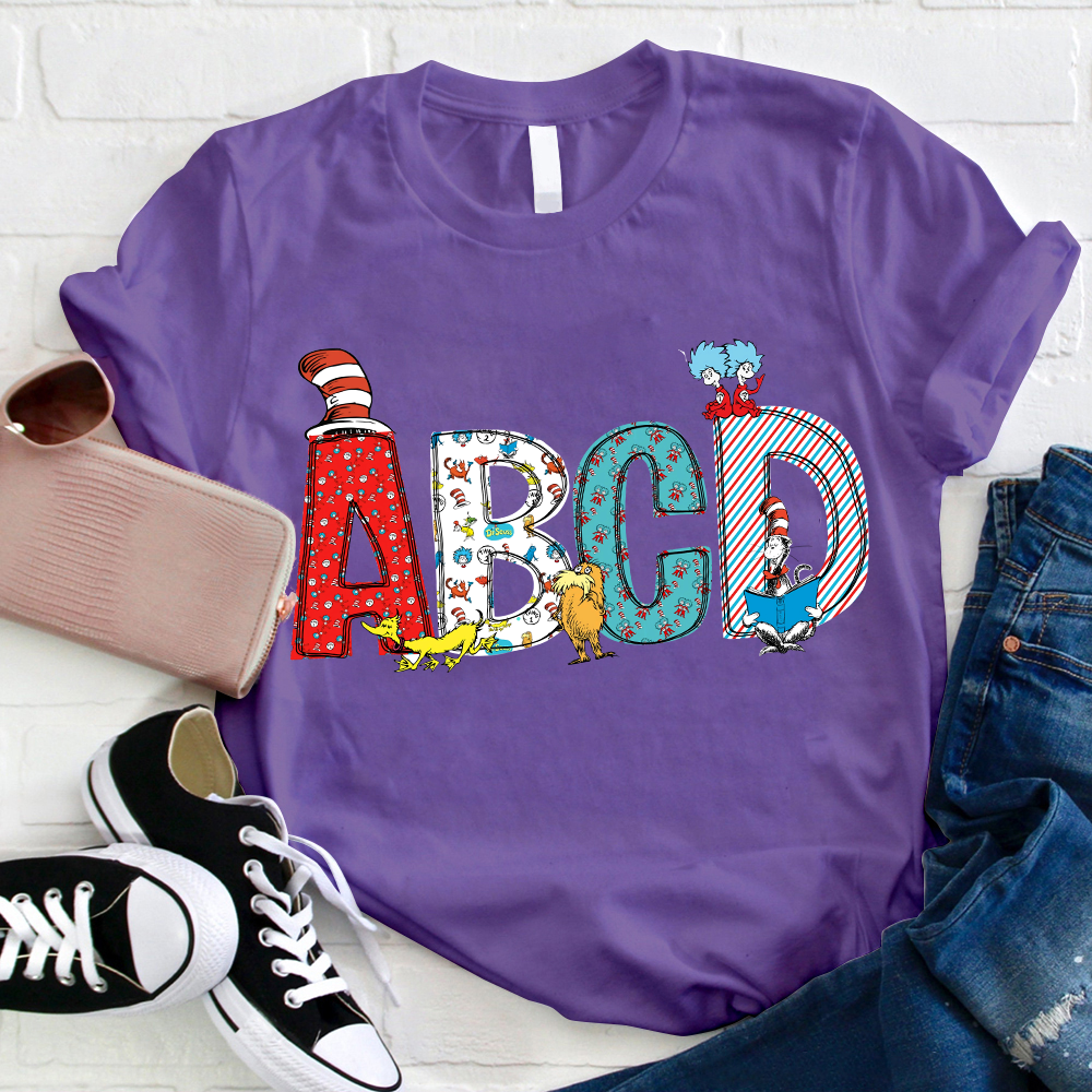 Letters With Rich Pattern T-Shirt
