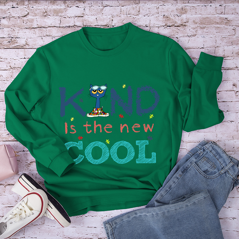 Kind Is The New Cool Long Sleeve T-Shirt