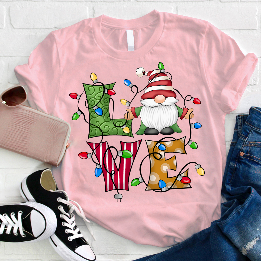 Love Gnomes Teacher T-Shirt