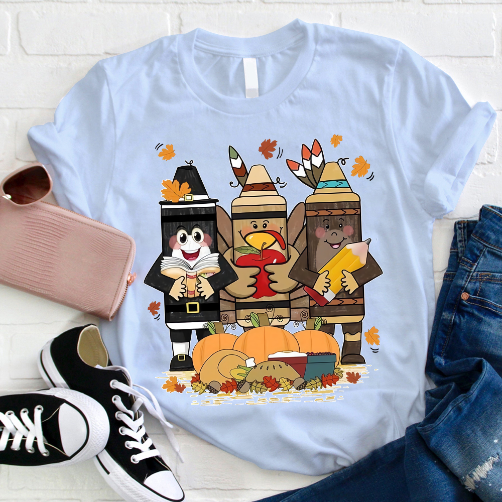 Turkey Or Pencil Teacher T-Shirt