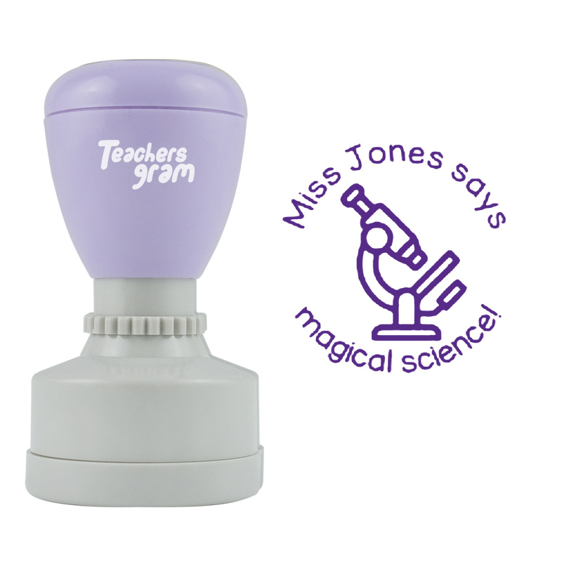 Personalized  Telescope Genius Work Stamp