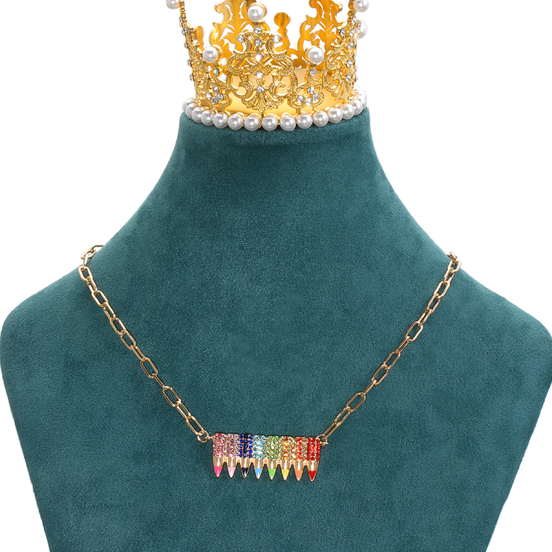 Colourful Pencil Necklace