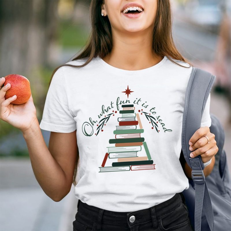 Oh What Fun It Is To Read Teacher T-Shirt
