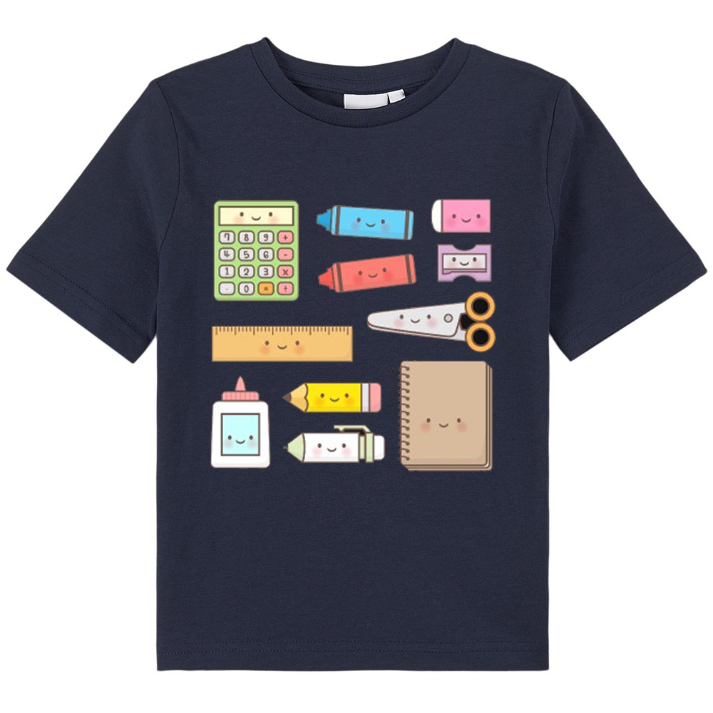 Cartoon Stationery Kids T-Shirt