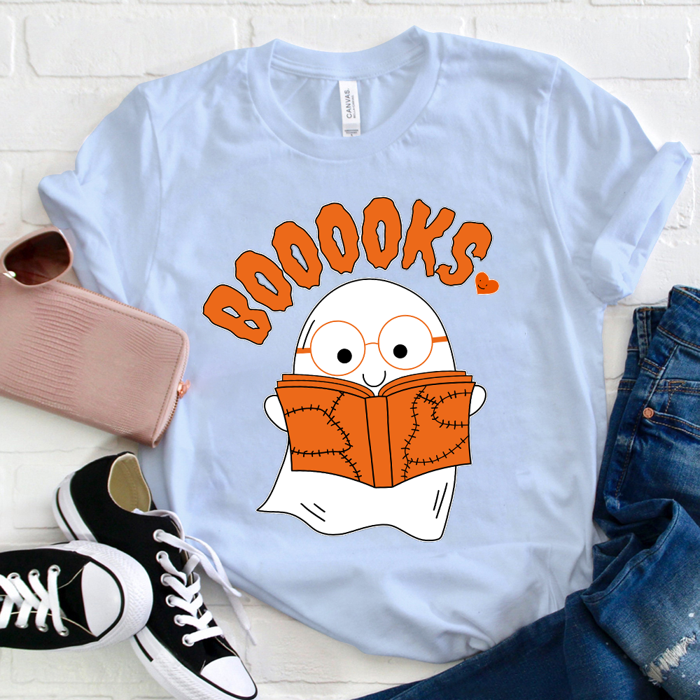 Booooks Cartoon T-Shirt