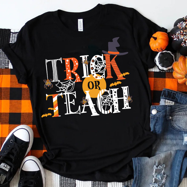Trick Or Teach Spider T-Shirt