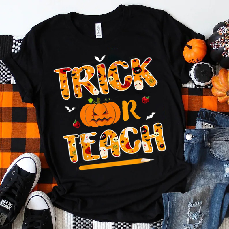 Trick Or Teach Pumpkin T-Shirt