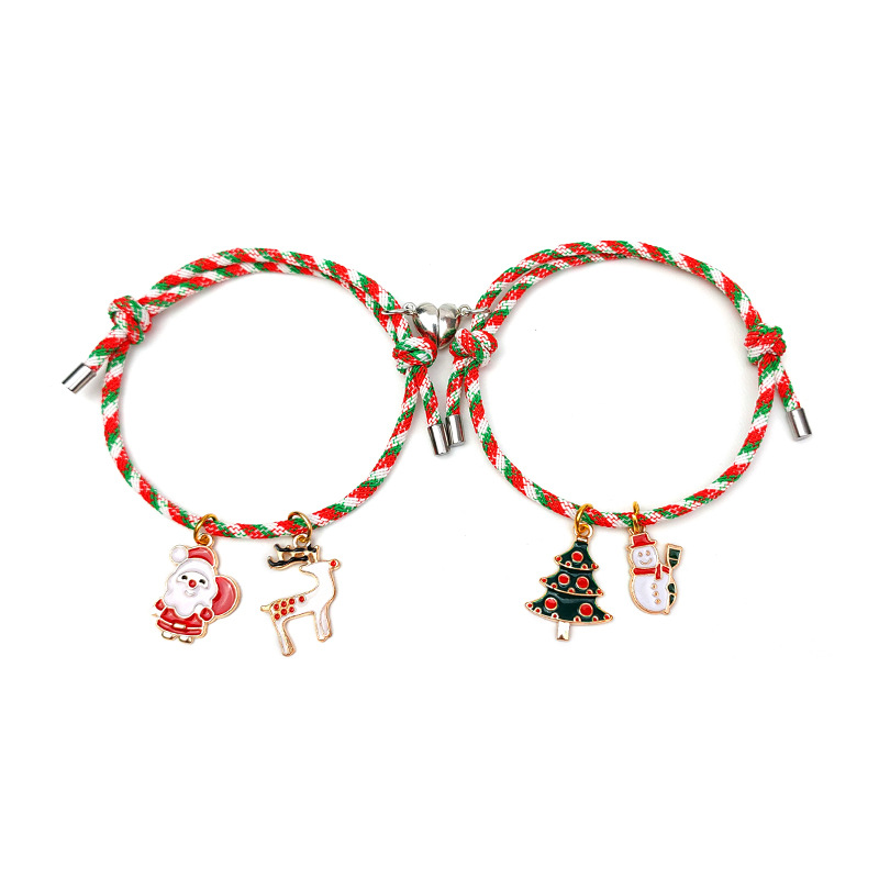 Merry Christmas Elements Metal Bracelet Set
