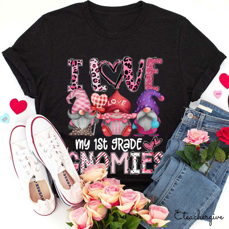 Personalized I Love My Gnomies Teacher T-Shirt