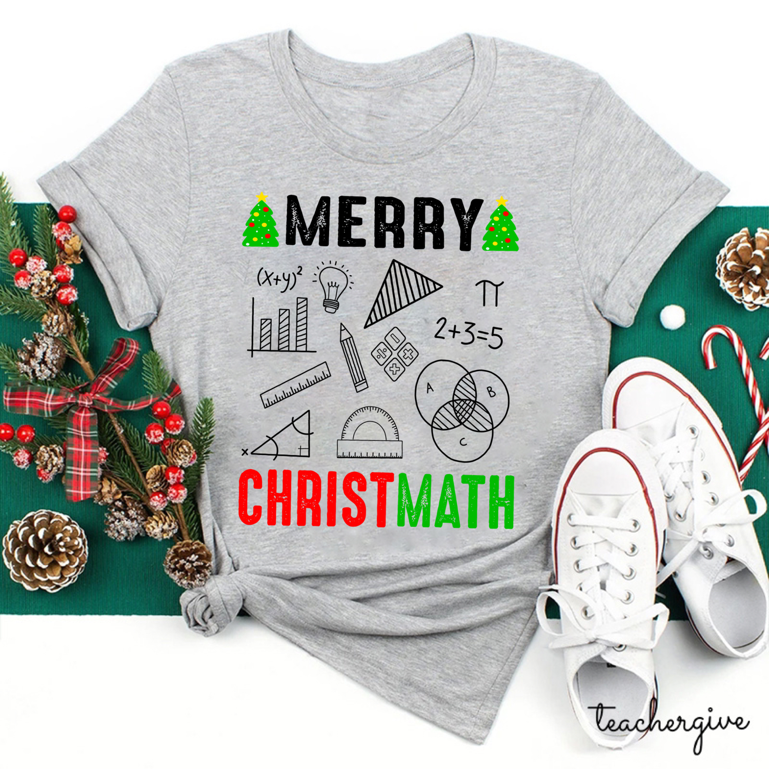 Merry Christmath Math Teacher T-Shirt