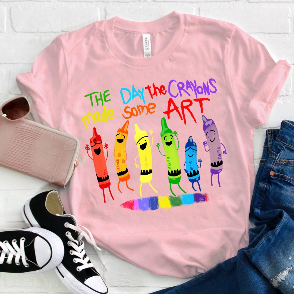 The Day The Crayons Made Some Art T-Shirt