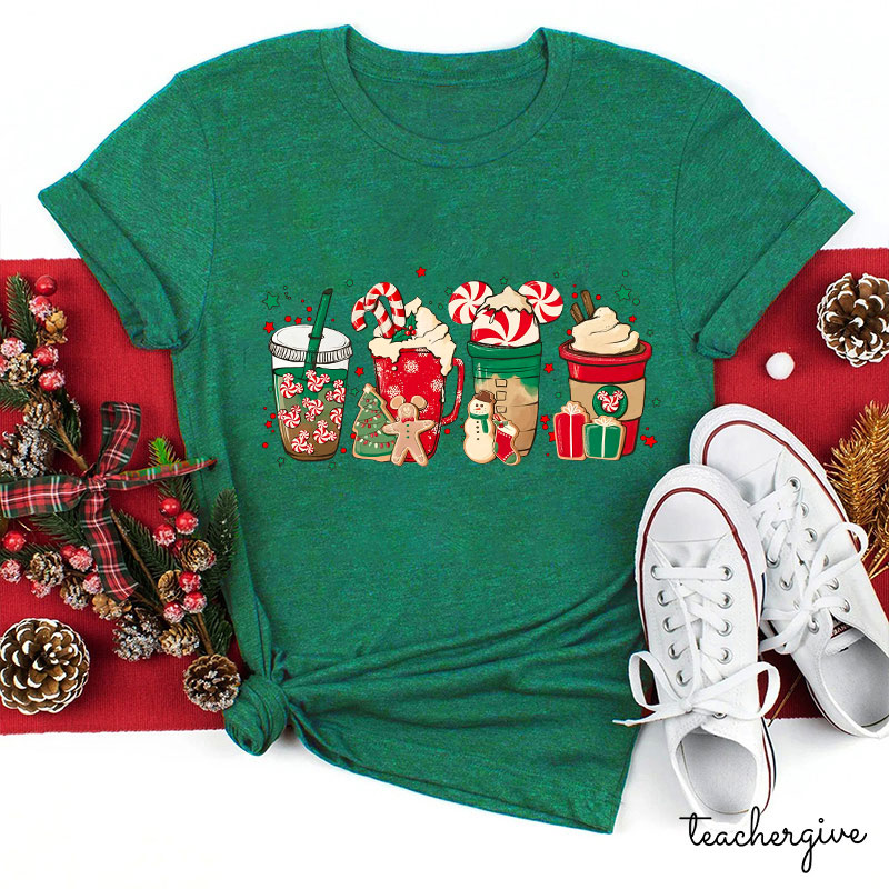 Bet You Want Some Christmas Drink Teacher T-Shirt