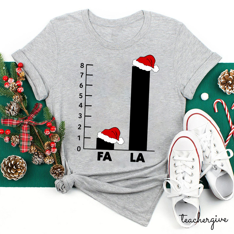 Fa La La La La La La La La Teacher T-Shirt