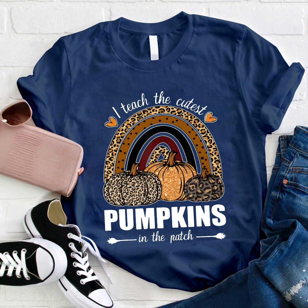 Leopard Pumpkins In The Patch T-Shirt