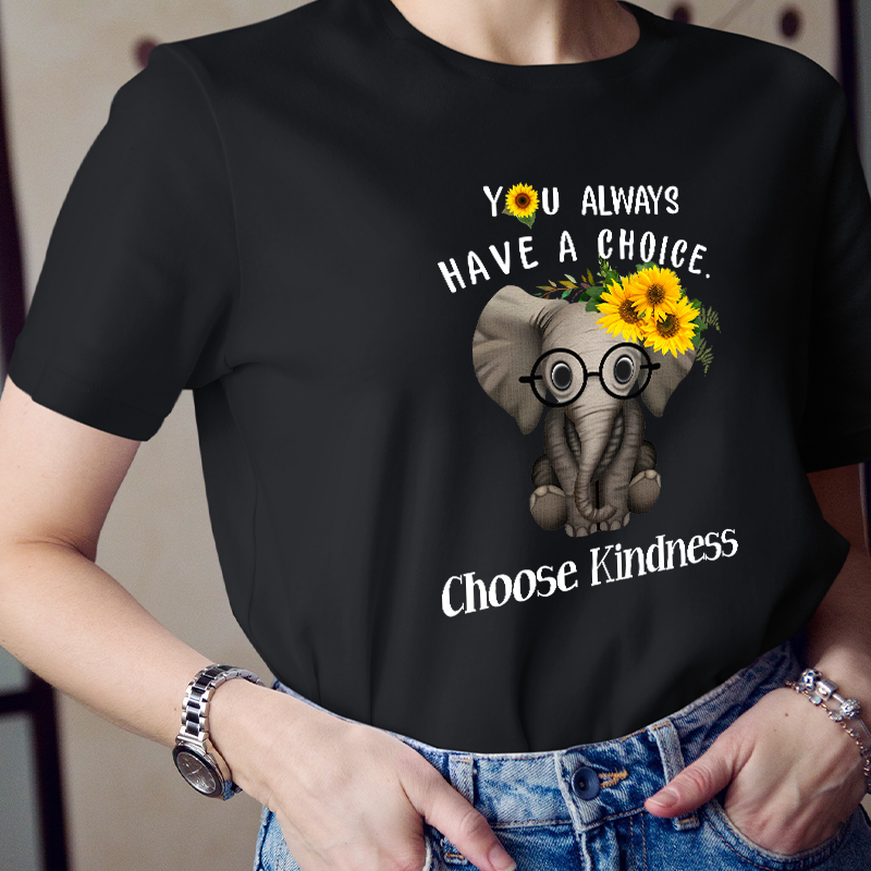 You Always Have A Choice Choose Kindness Teacher T-Shirt