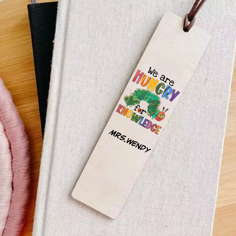 Personalized We Are Hungry For Knowledge  Bookmark