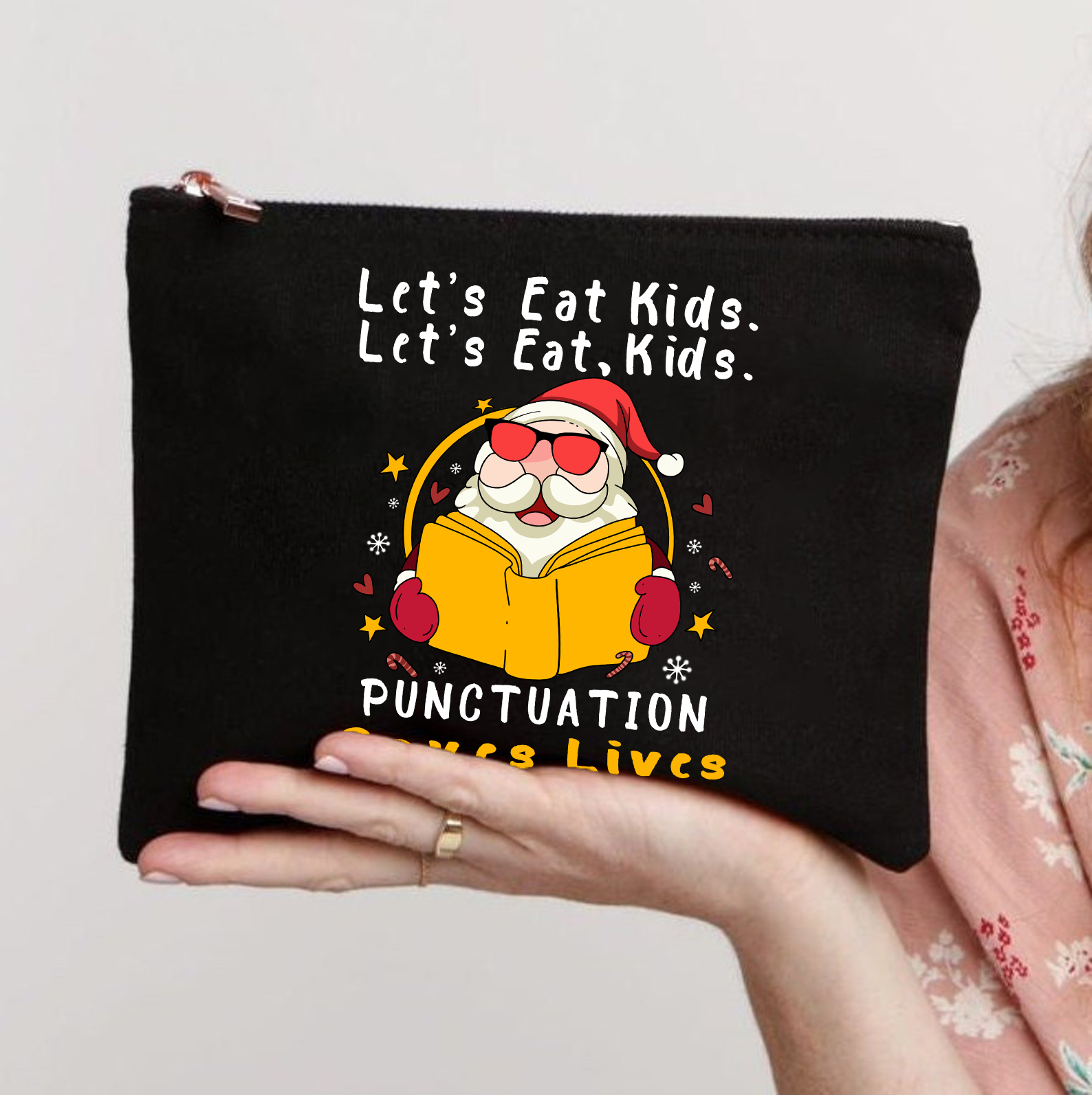Let's Eat Kids Makeup Bag