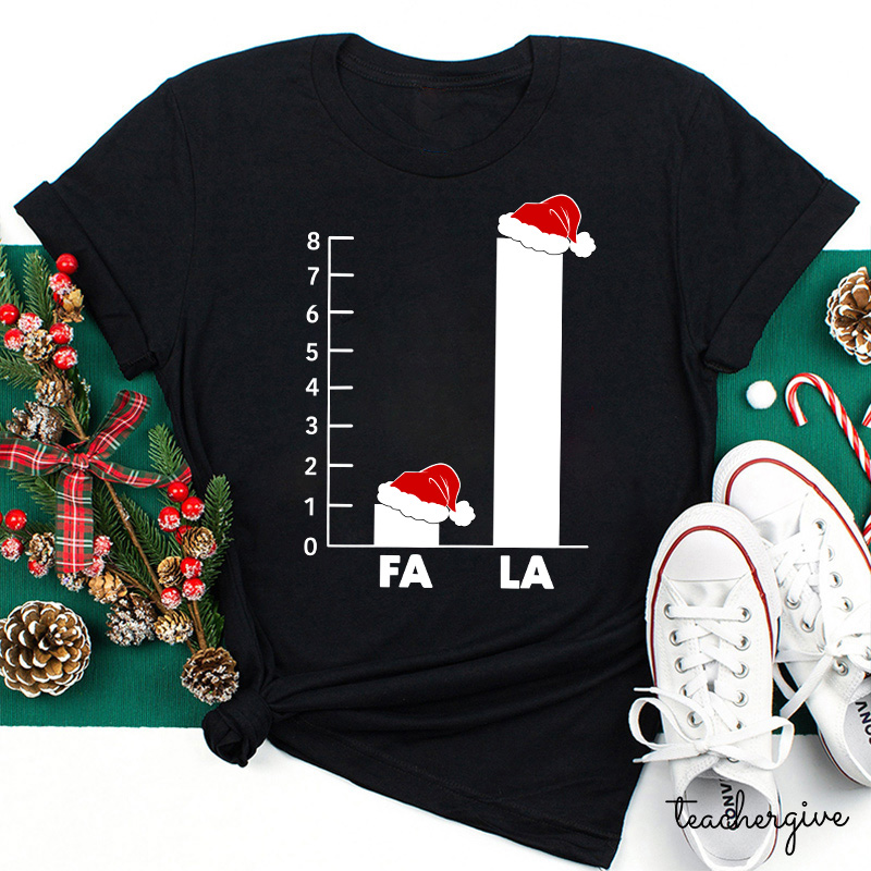 Fa La La La La La La La La Teacher T-Shirt