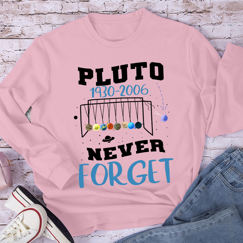 Pluto Never Forget Long Sleeve T-Shirt