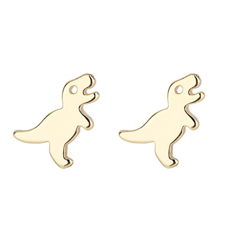 Cute Tiny Dinosaurs Metal Earrings