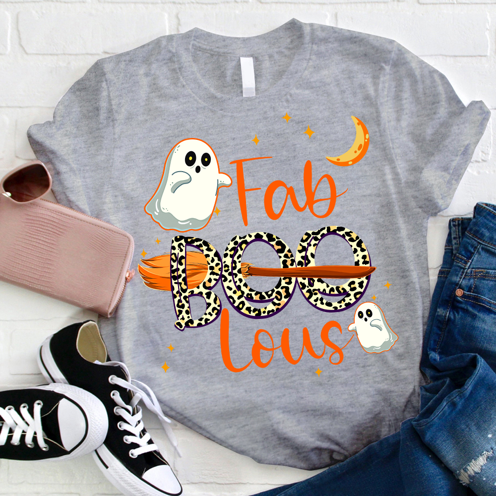 Fabboolous Night With Cute Ghost T-Shirt