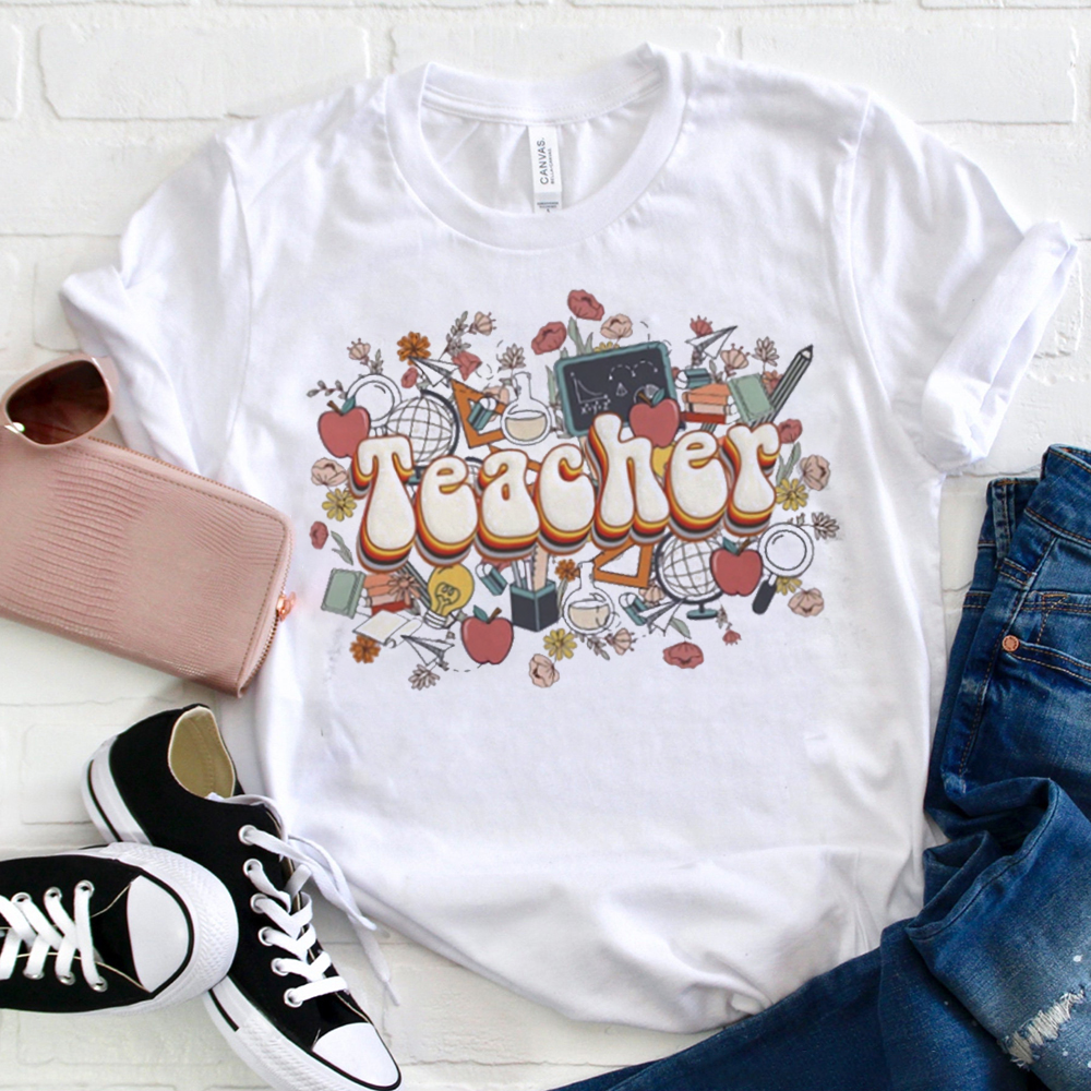 Teacher Letter Different Subjects  T-Shirt