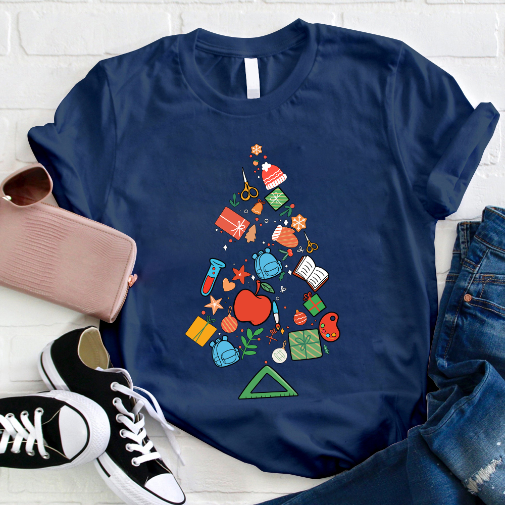 Christmas Tree Teacher T-Shirt