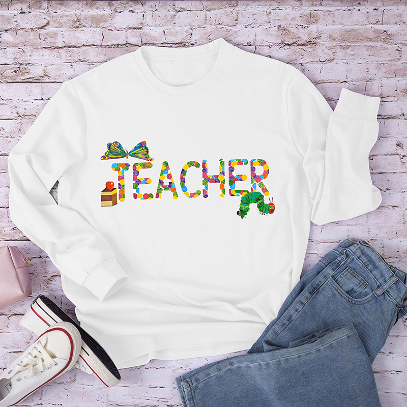 Teacher Butterflies Long Sleeve T-Shirt