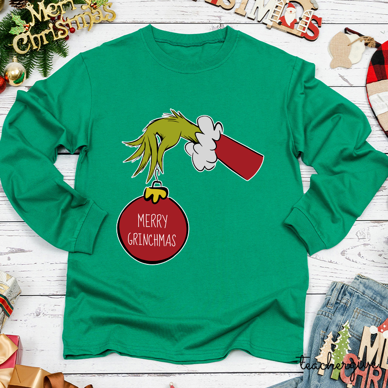 Steal Christmas Teacher Long Sleeve T-Shirt