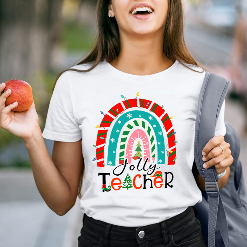 What A Jolly Teacher Teacher T-Shirt