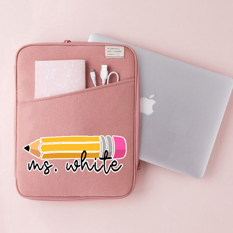 Personalized Pencil Teacher 13" MacBook Case