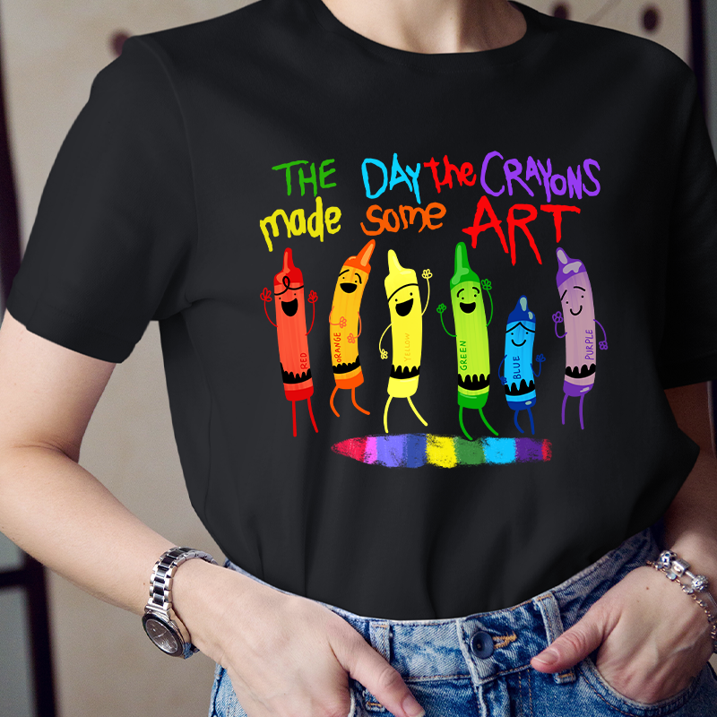 The Day The Crayons Made Some Art T-Shirt
