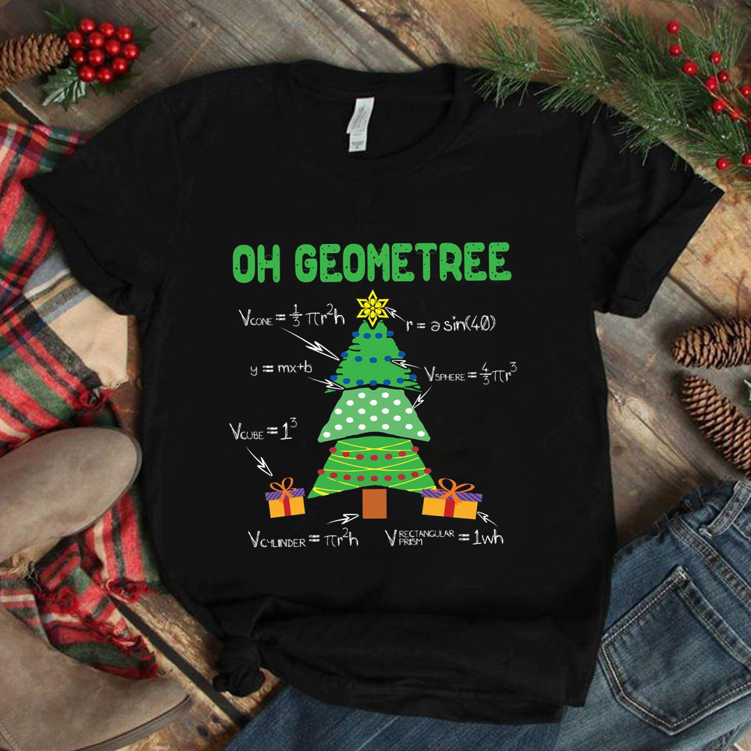 Oh Geometree Christmas T-Shirt