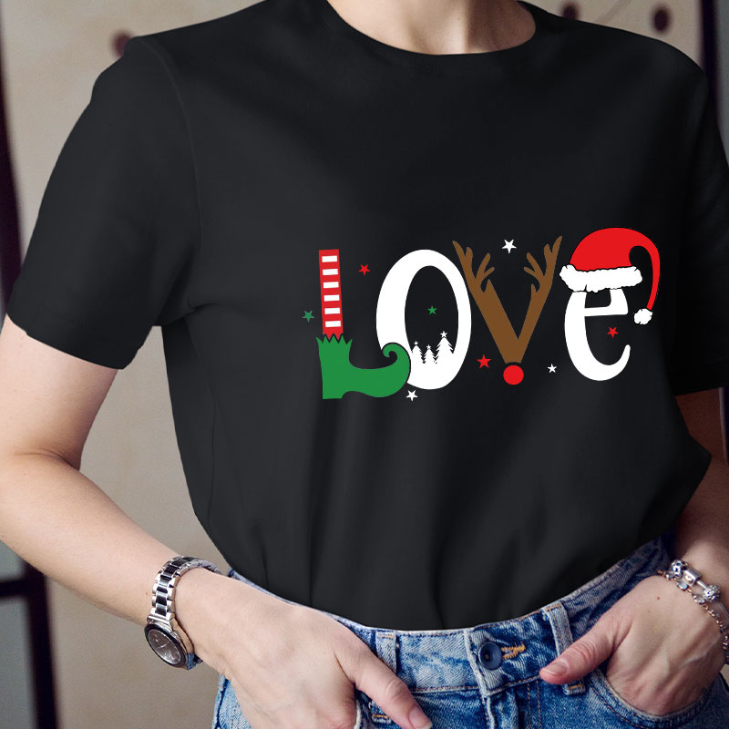 I Love Christmas Teacher T-Shirt