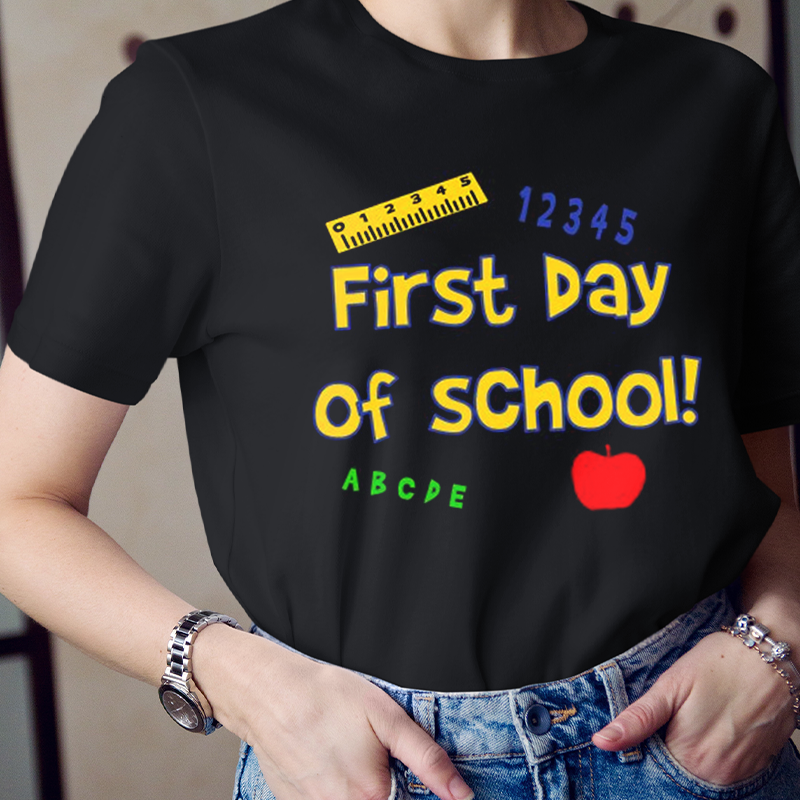 First Day Of School ABCDE T-Shirt