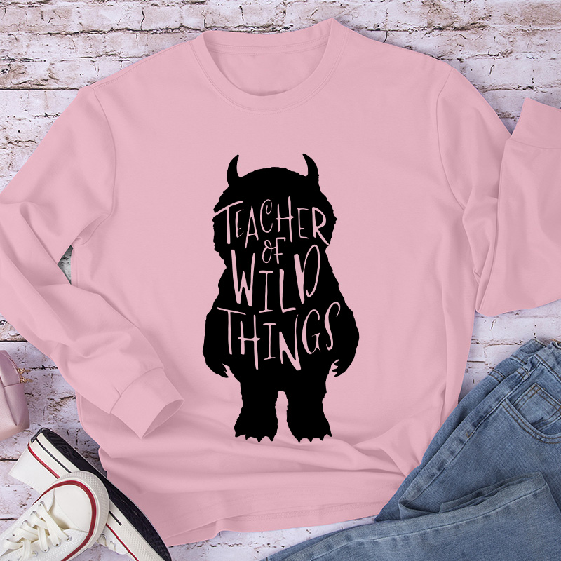 Teacher Of Wild Things Huge Beast Long Sleeve T-Shirt