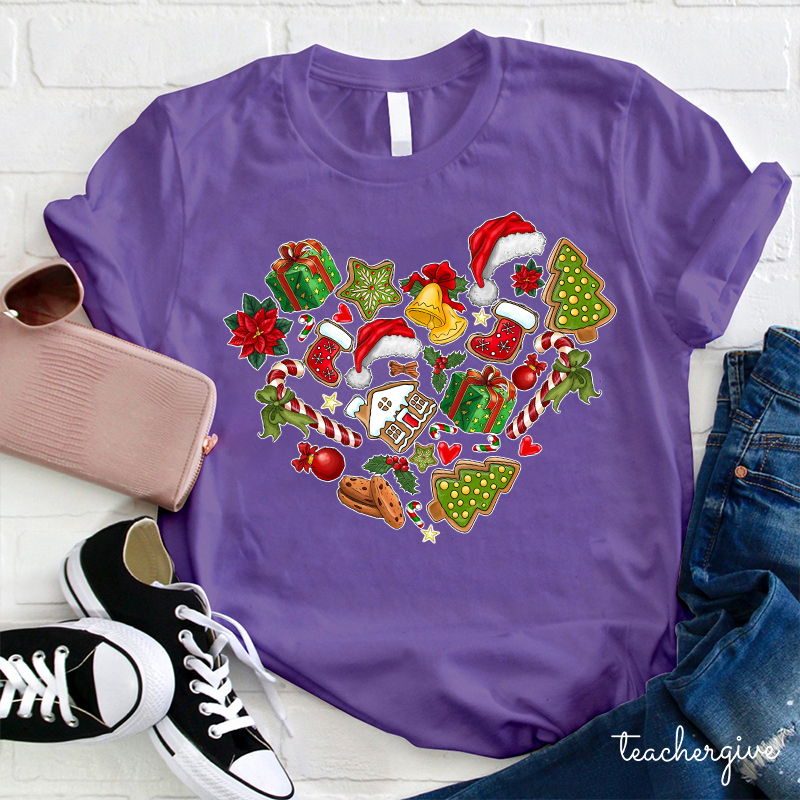 I Love Everything About Christmas Teacher T-Shirt