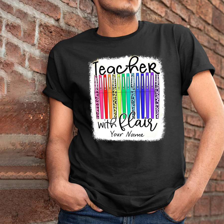 Teacher With Your Name T-Shirt